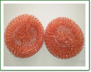 copper metal scourer pads